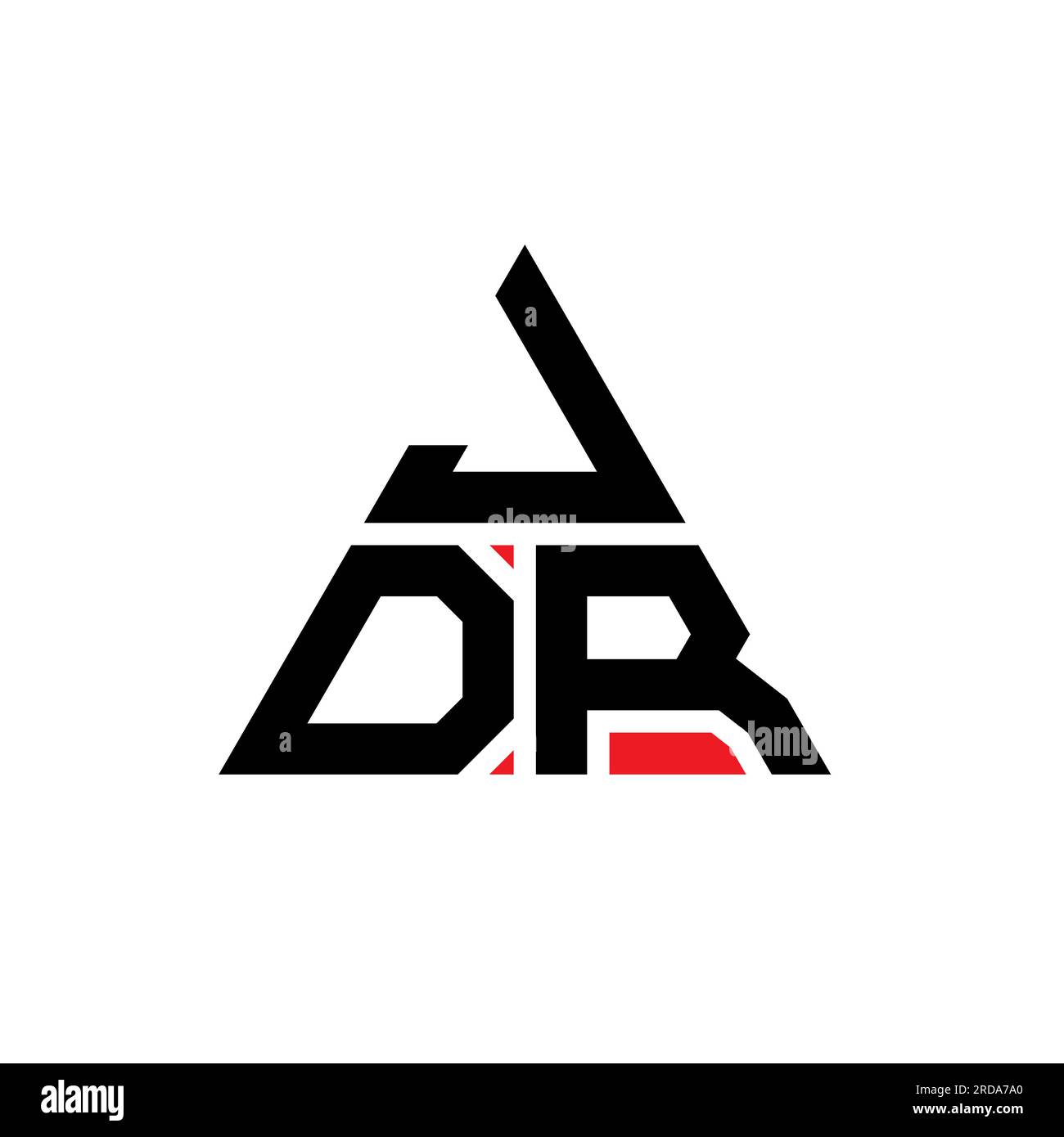 Jdr Design JDR triangle letter logo design with triangle shape. JDR triangle logo ...