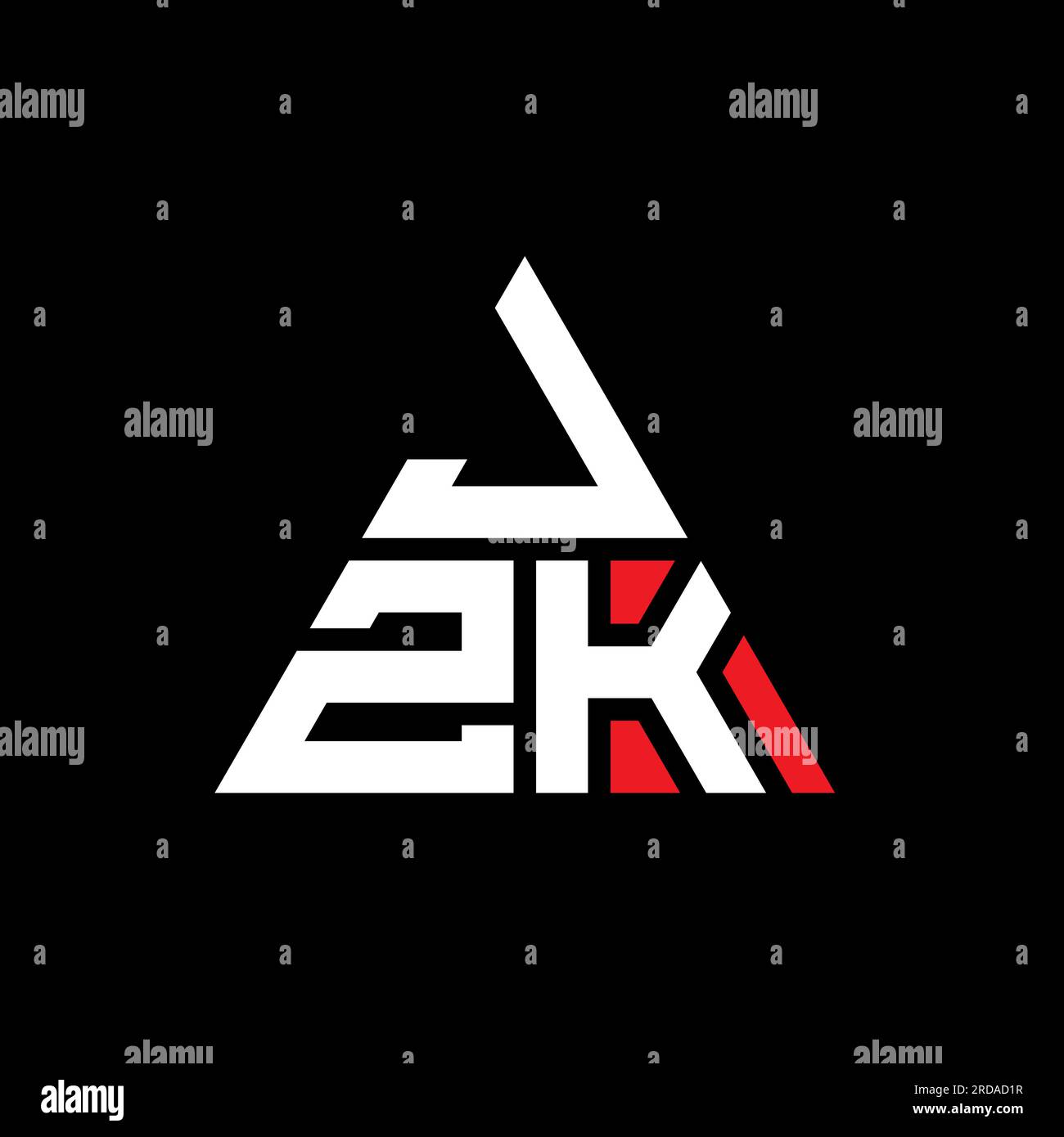 Jzk logo design Stock Vector Images - Alamy