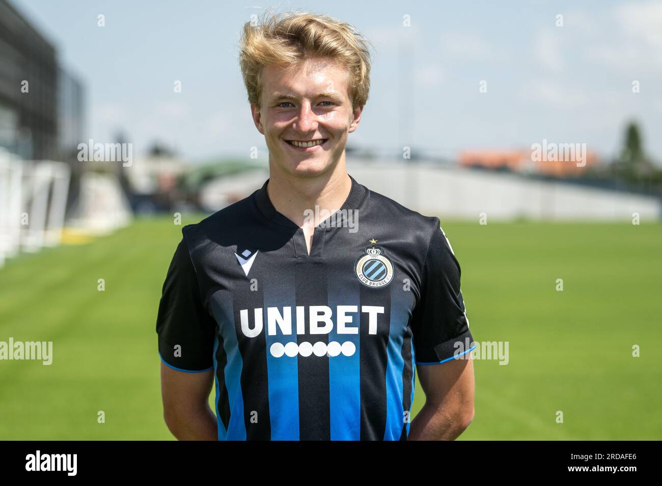 Club's team manager Michael Vijverman poses for a team picture, at the  2021-2022 photoshoot of Belgian Jupiler Pro League club Club Brugge,  Thursday 1 Stock Photo - Alamy