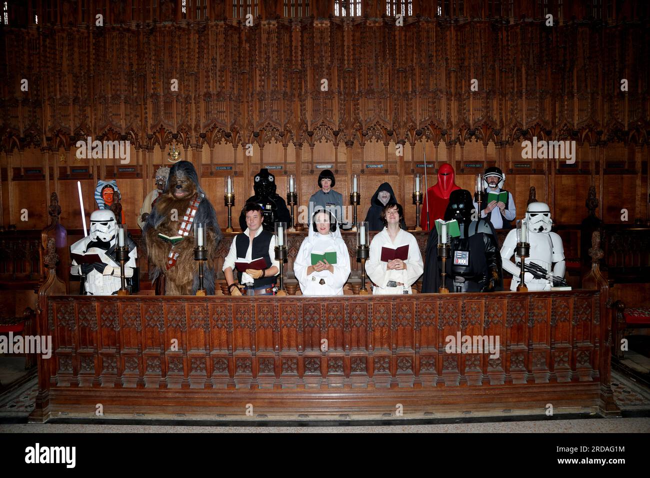 https://c8.alamy.com/comp/2RDAG1M/peterborough-uk-18th-july-2023-characters-including-darth-vader-stormtroopers-luke-skywalker-princess-leia-chewbacca-han-solo-inside-peterborough-cathedral-before-one-of-the-largest-star-wars-private-fan-collections-in-the-world-can-be-seen-in-the-magnificent-peterborough-cathedral-from-19th-july-the-exhibition-unofficial-galaxies-at-peterborough-cathedral-includes-over-120-exhibits-with-a-life-sized-land-speeder-amongst-on-show-alongside-rare-star-wars-toys-and-items-peterborough-cambridgeshire-uk-credit-paul-marriottalamy-live-news-2RDAG1M.jpg