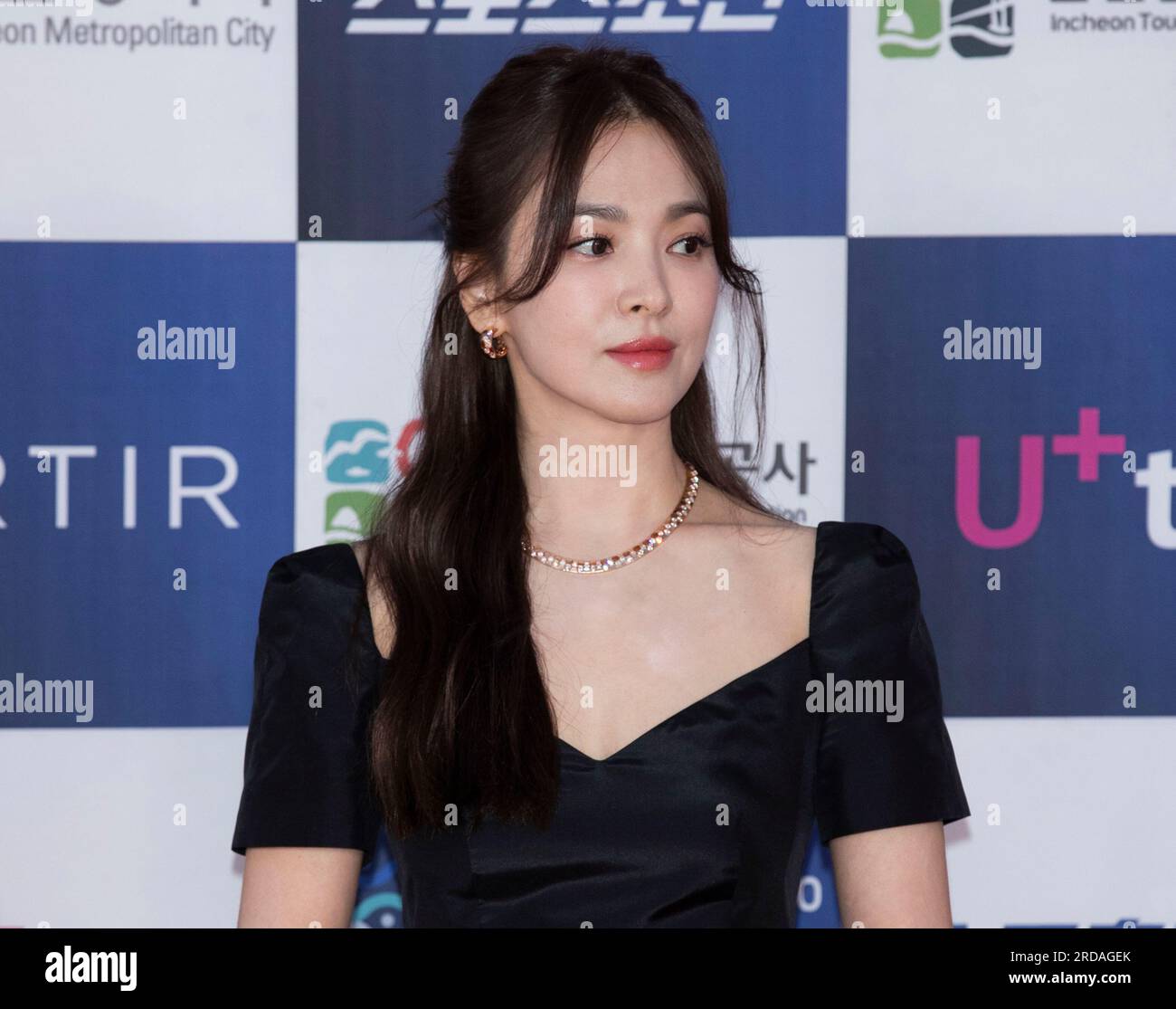 Incheon, South Korea. 19th July, 2023. South Korean actress Song Hye