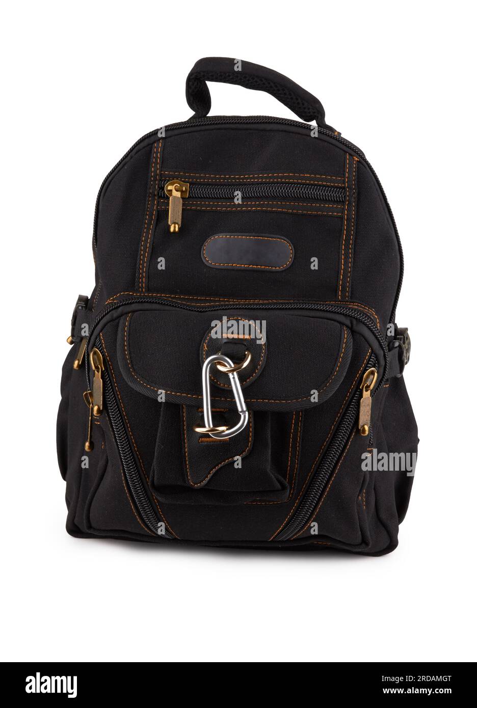 Big backpack for travel isolate on a white background Stock Photo