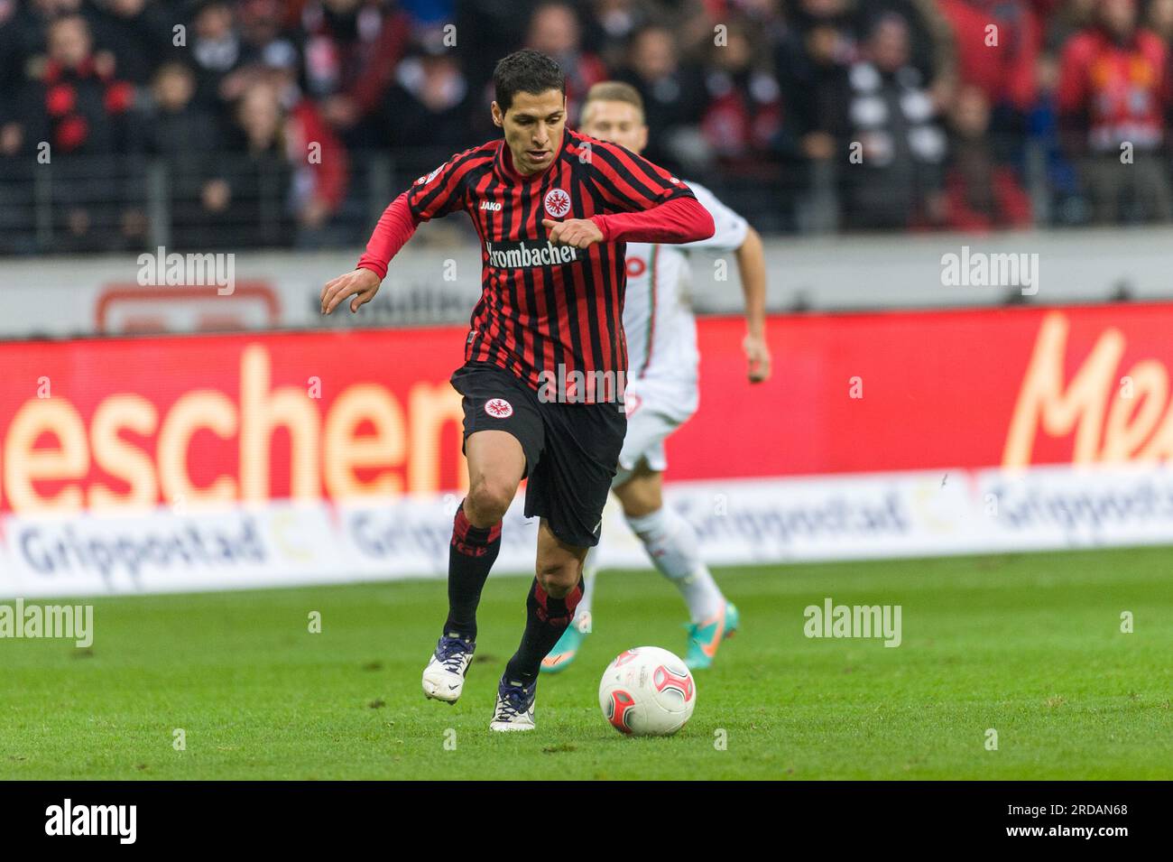 Karim Matmour (21) Aktion, action, Fußball Bundesliga Eintracht Frankfurt - FC Augsburg 4:2 in Frankfurt, Deutschland am 17.11.2012 Stock Photo