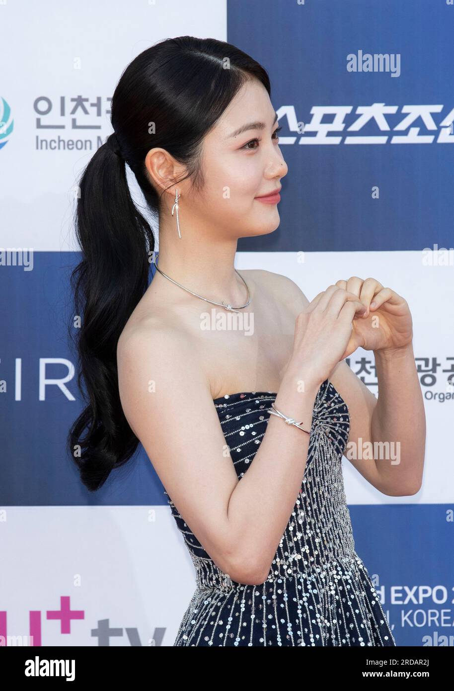 Incheon, South Korea. 19th July, 2023. South Korean actress Shin