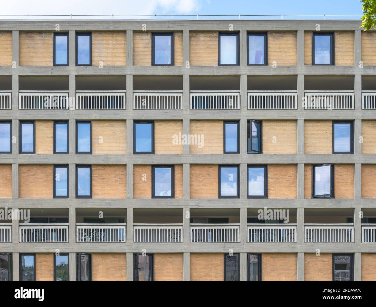 Sheffield, England Park Hill estate housing by Sheffield City