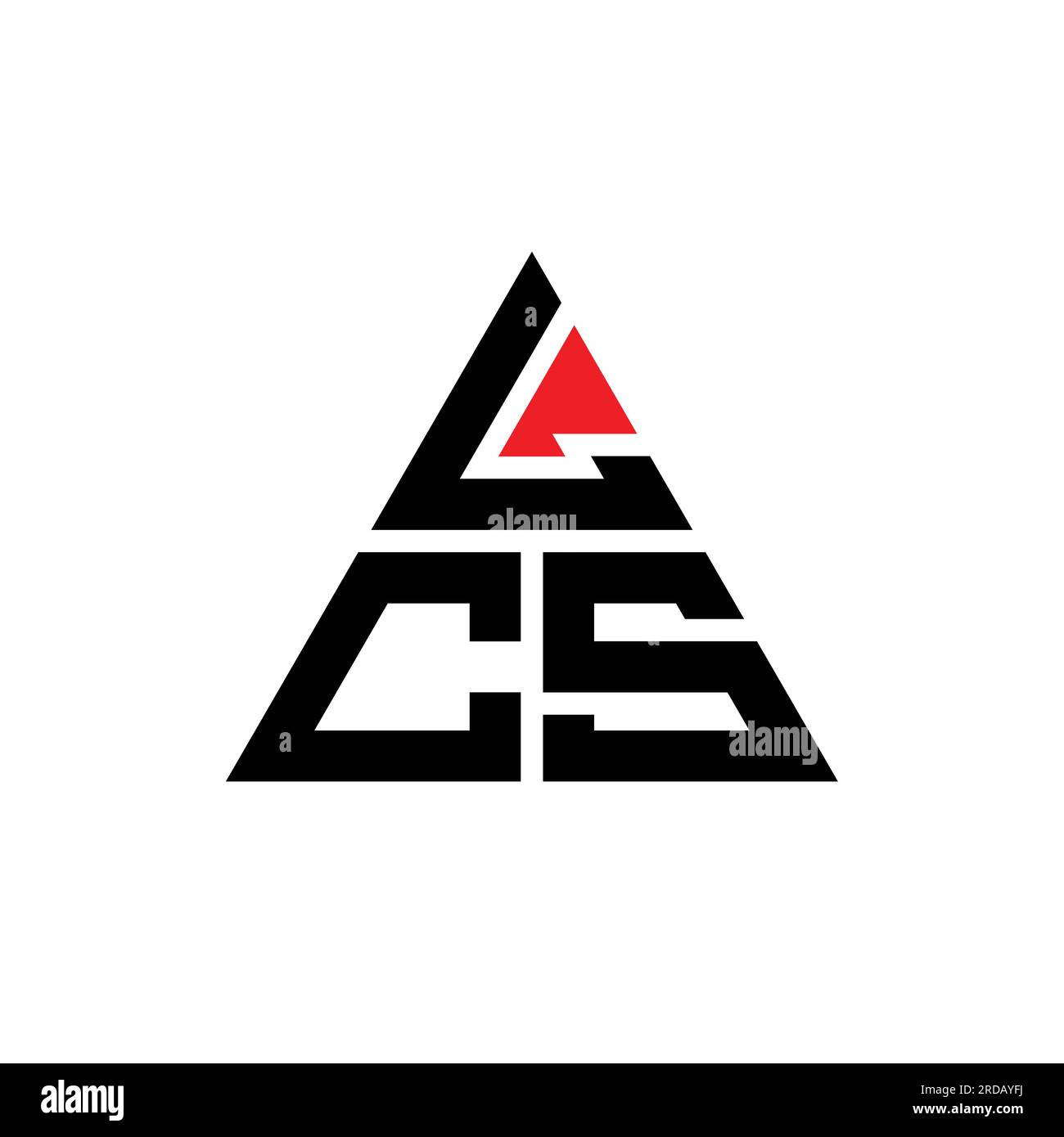 Lcs Letters LCS triangle letter logo design with triangle shape. LCS triangle logo ...