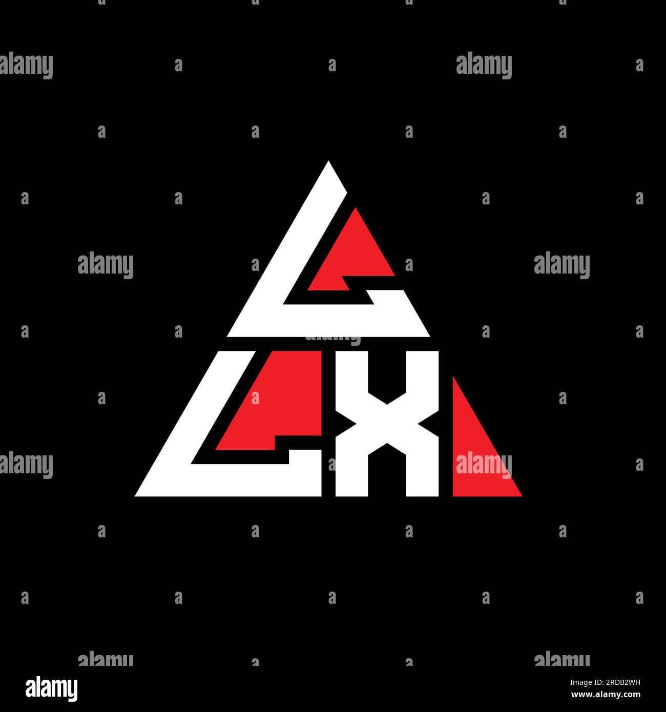 LLX triangle letter logo design with triangle shape. LLX triangle logo  design monogram. LLX triangle vector logo template with red color. LLX  triangul Stock Vector Image & Art - Alamy