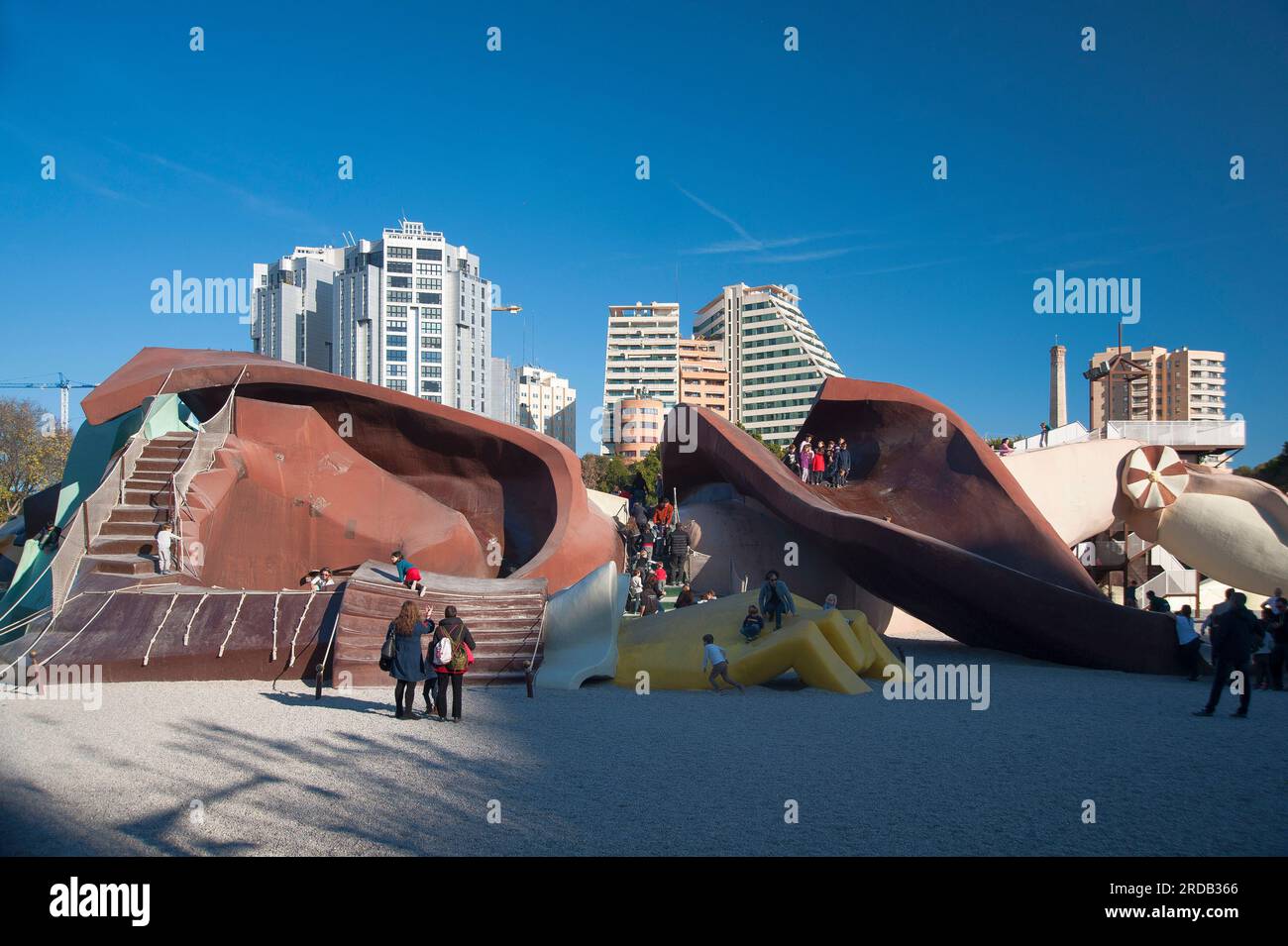Gulliver Park; Valencia, Spain, Europel Stock Photo - Alamy