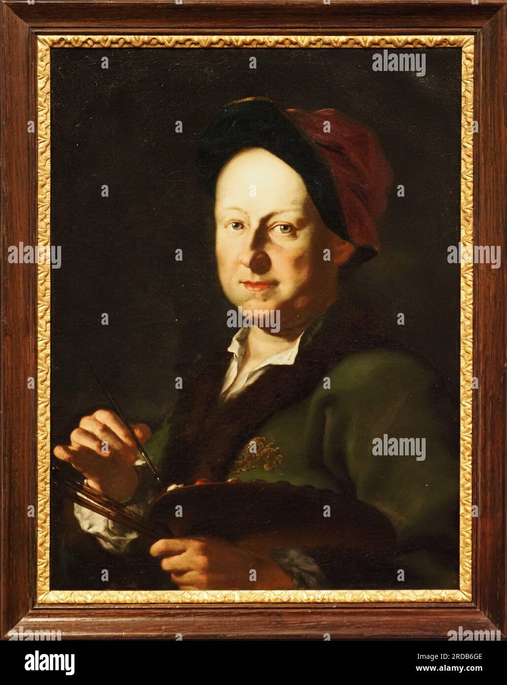 The Painter of Battle Scenes August Querfurt, oil on canvas, 1752 (?) Creator Franz Sebald