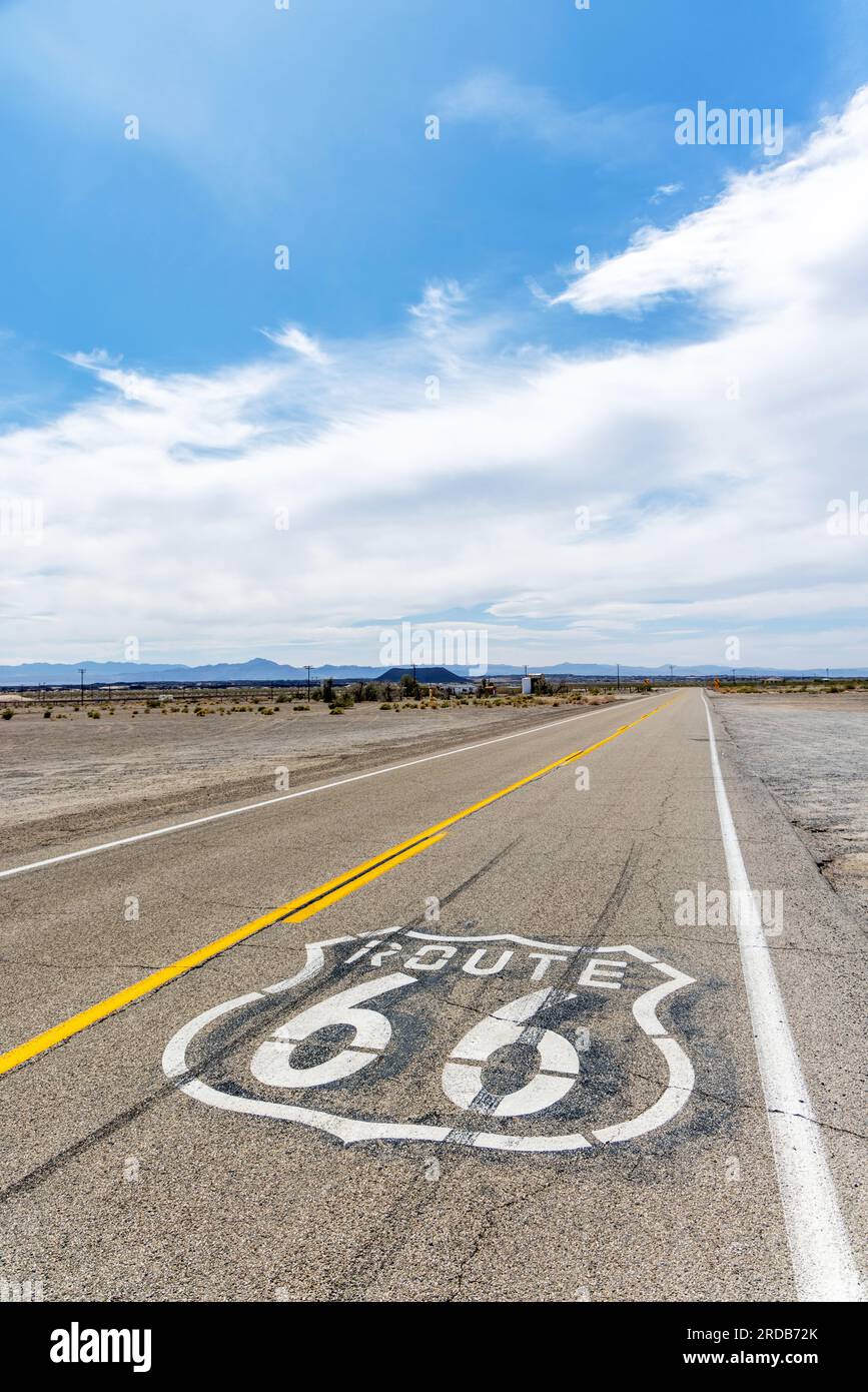 Legendary Route 66, a symbol of adventure and freedom on the open road Stock Photo - Alamy