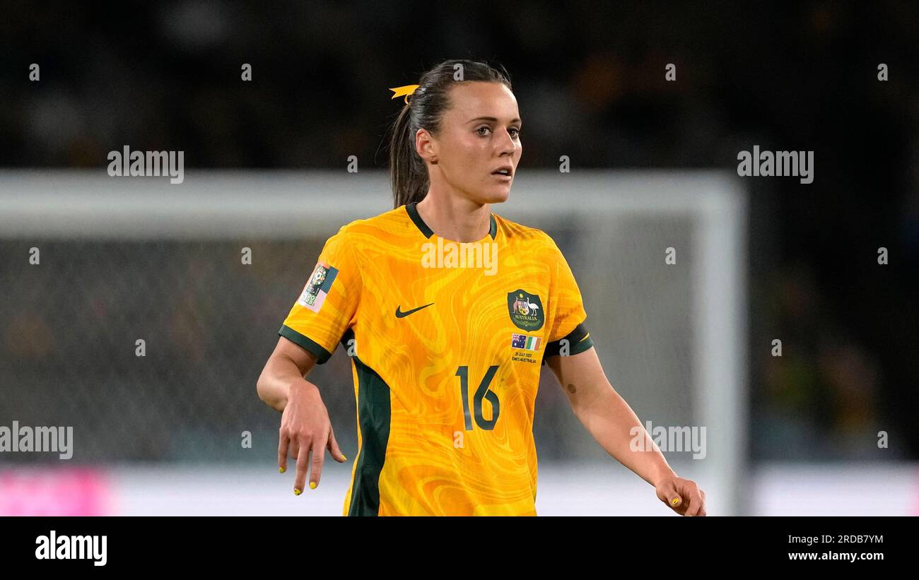 Australia's Hayley Raso in action during the Women's World Cup soccer ...