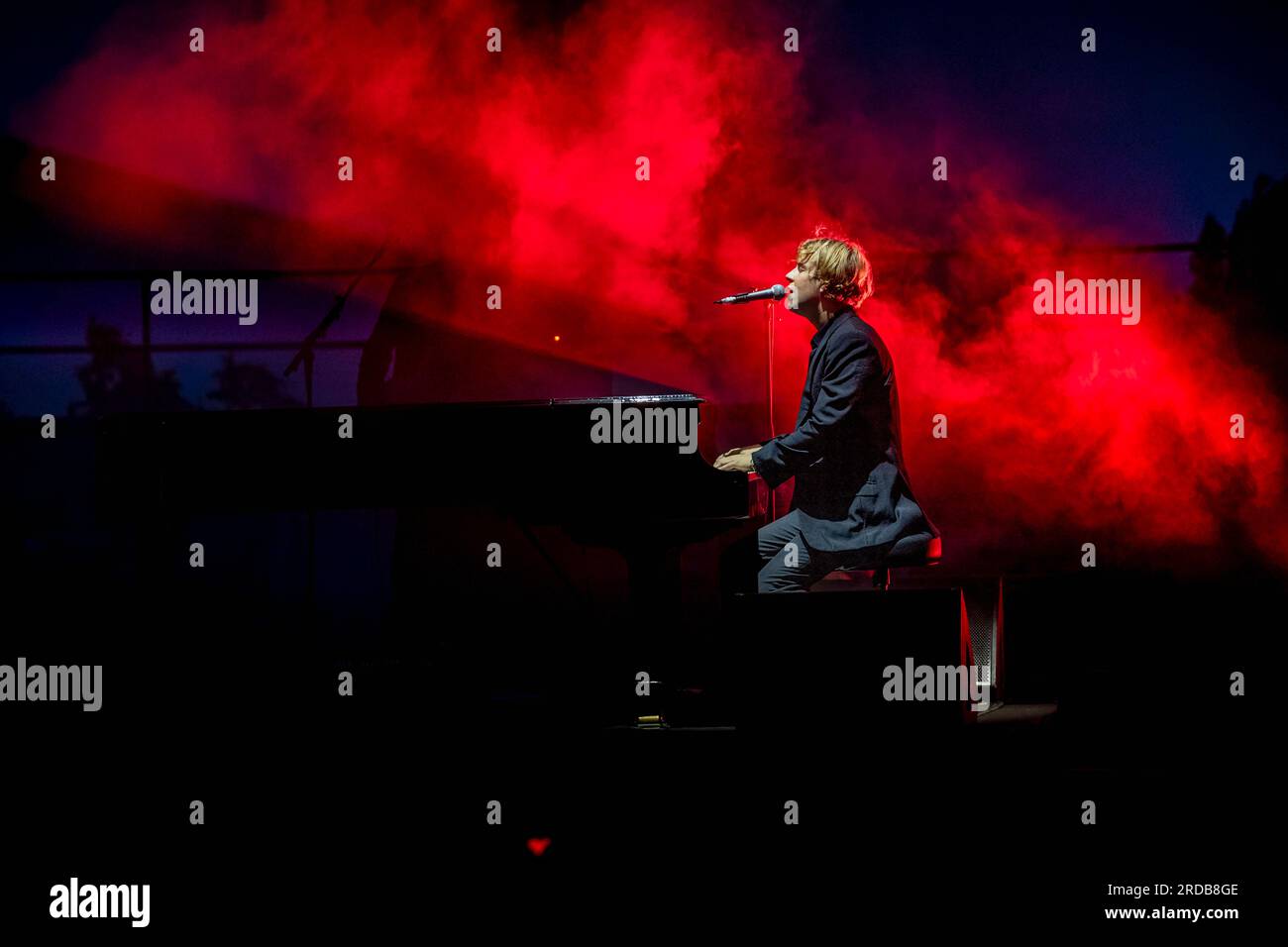 Tom Odell in concert at Anfiteatro del Vittoriale in Gardone Riviera ...