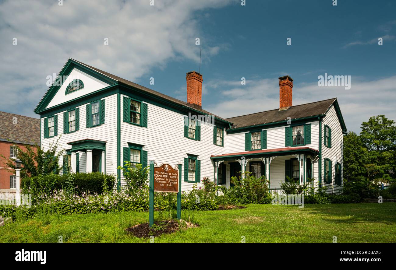 Seth Thomas Bradstreet House Thomaston, Connecticut, USA Stock Photo