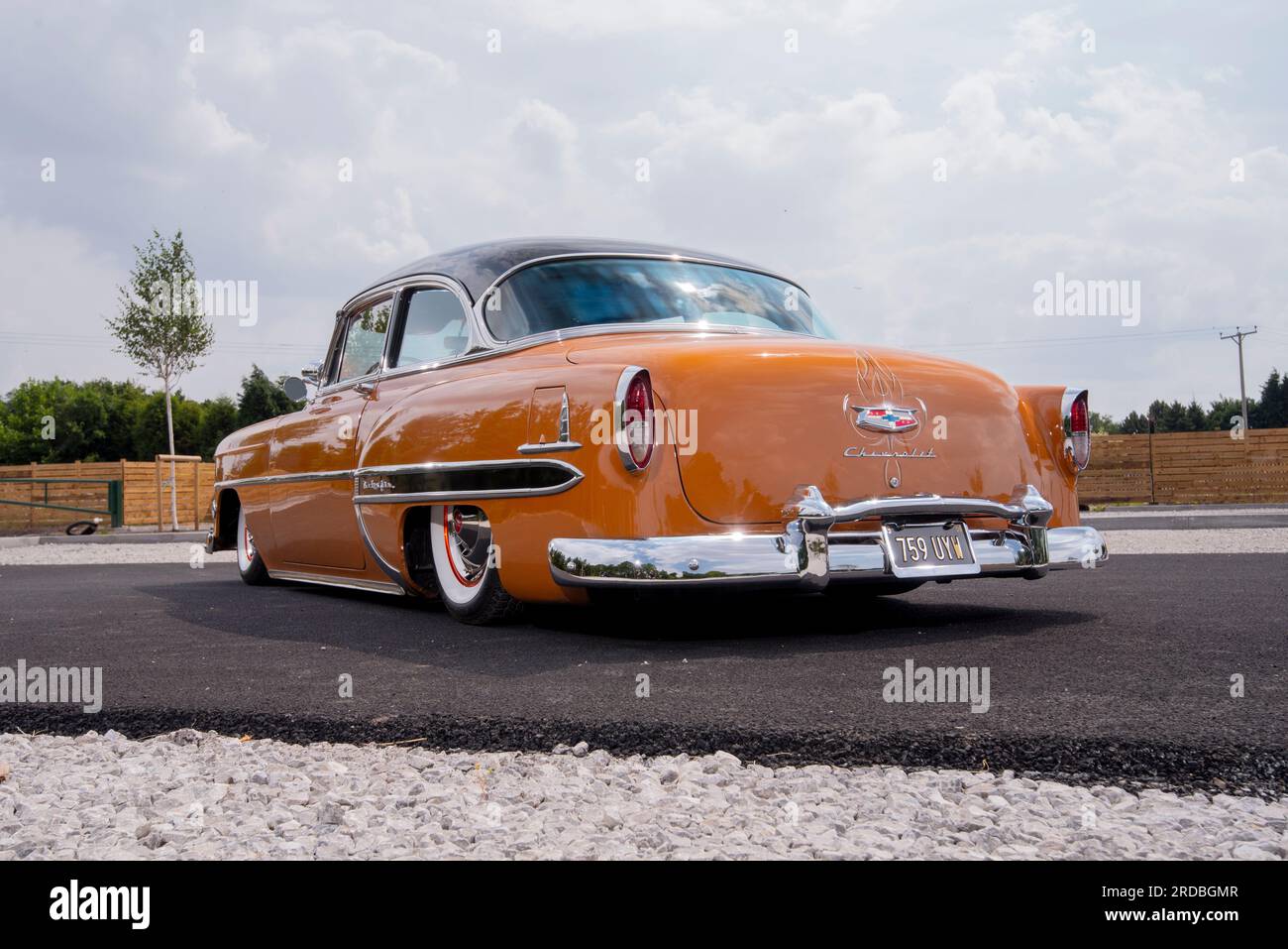 1954 Chevy Bel AIr customised classic American car Stock Photo