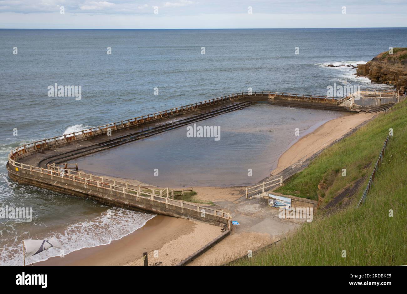 Tynemouth Open Air Swimming pool Stock Photo Alamy