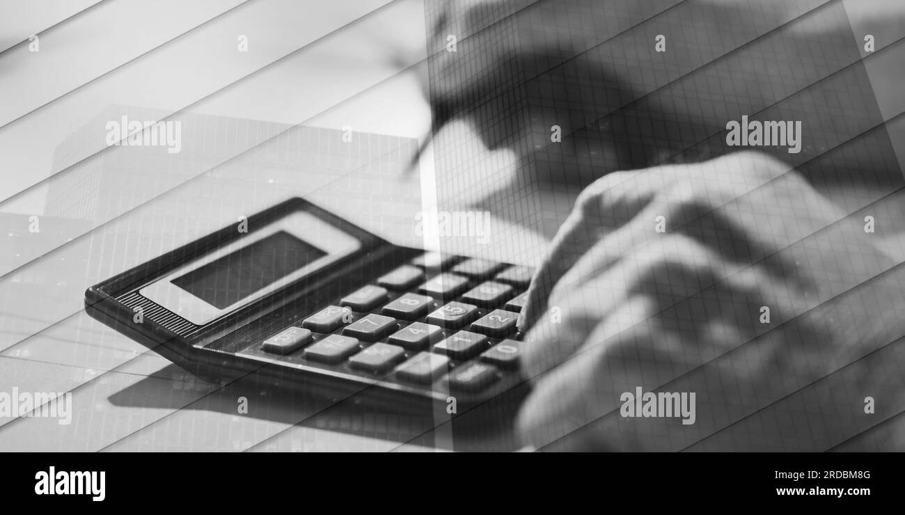 Exposure calculator Black and White Stock Photos & Images - Alamy