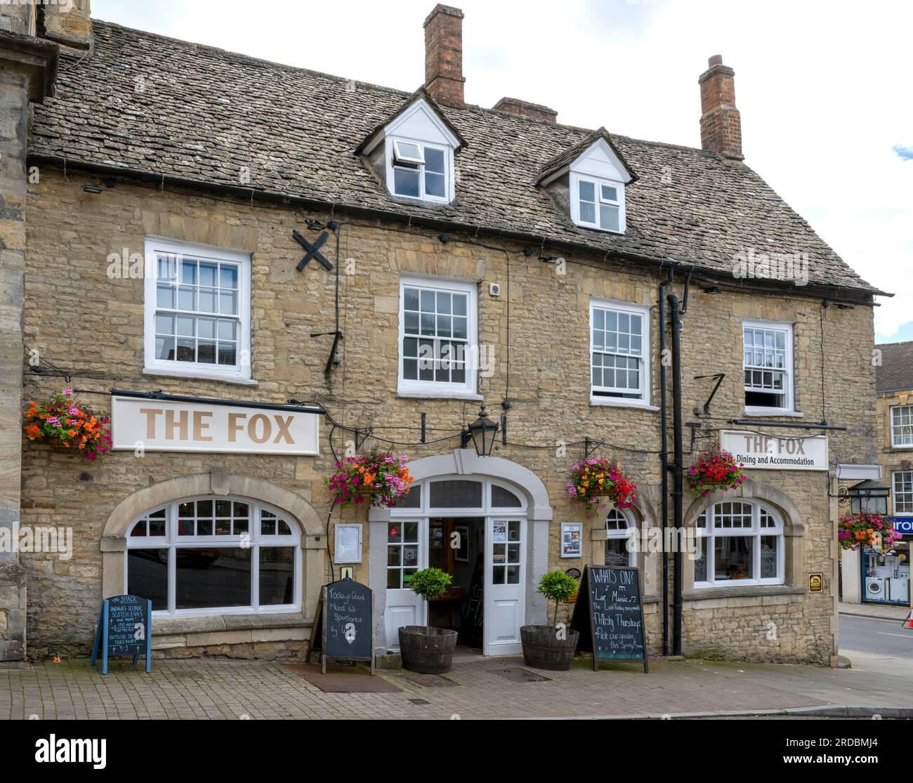 The Fox public house, Chipping Norton, Oxfordshire, England, UK Stock