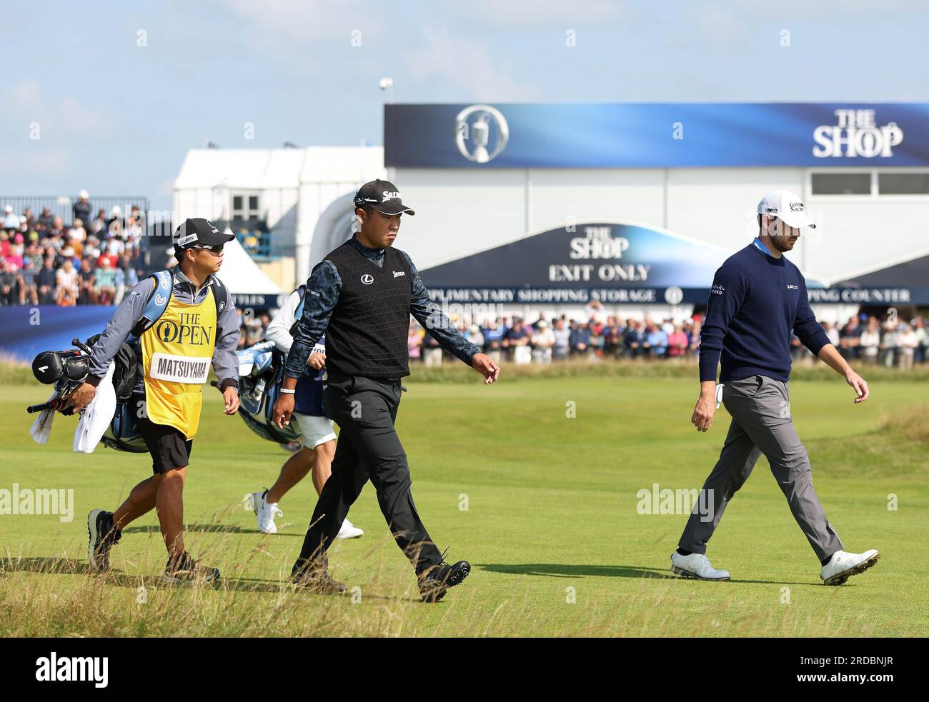 20th July 2023; Royal Liverpool Golf Club, Hoylake, Merseyside, England: The Open Championship Round 1; Hideki Matsuyama (JAP) at the 3rd hole Stock Photo