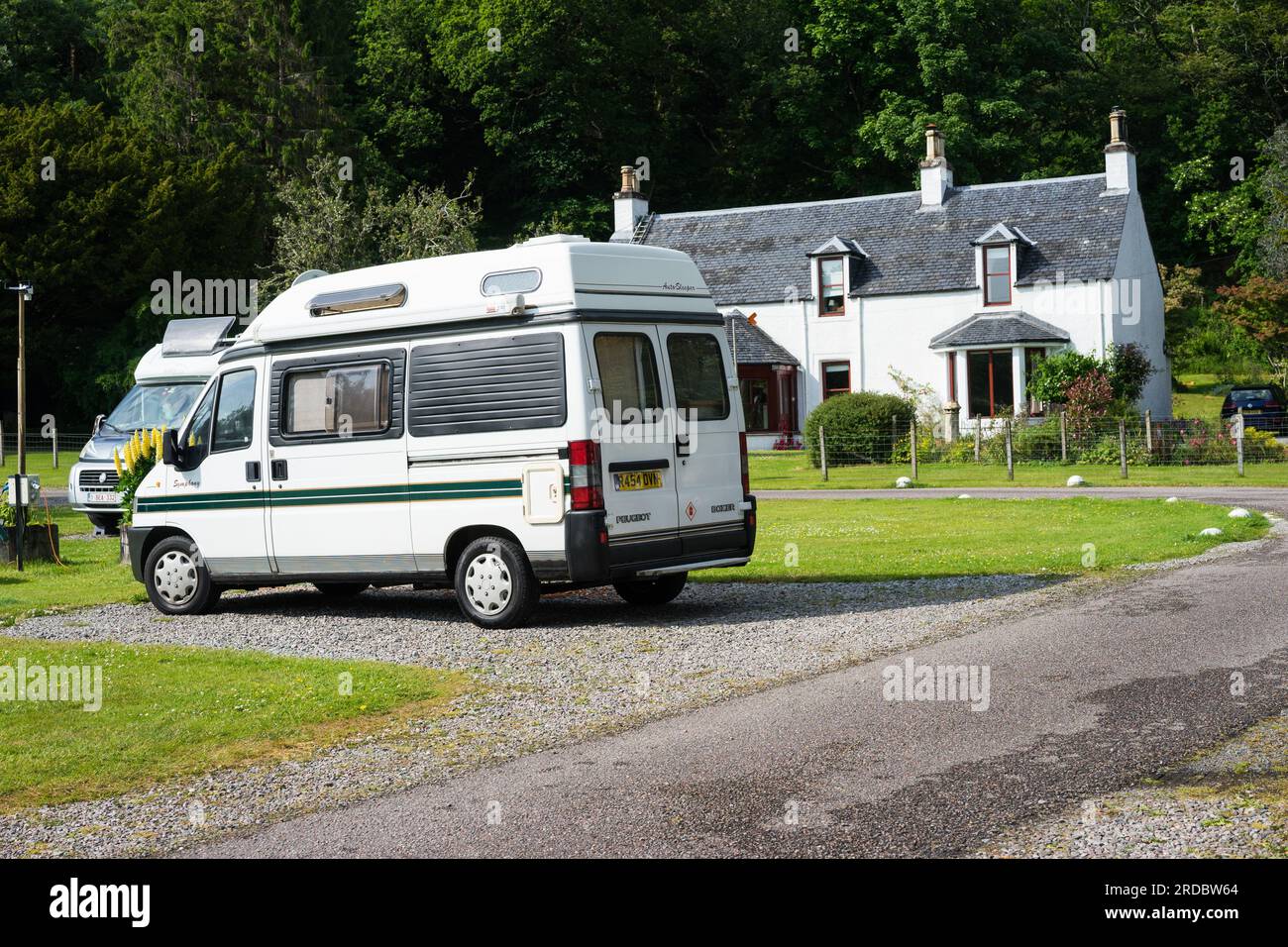 Camper van scottish highlands hi-res stock photography and images - Alamy