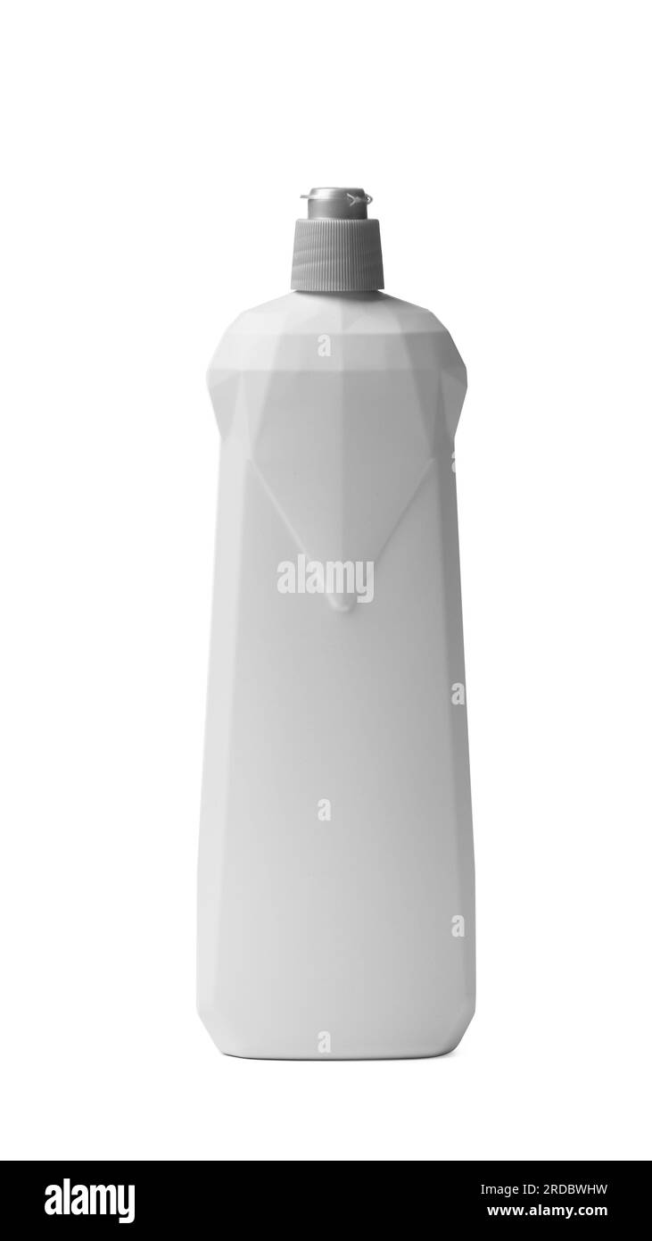 Plastic bottle for household chemicals, detergents, dishwasher rinse