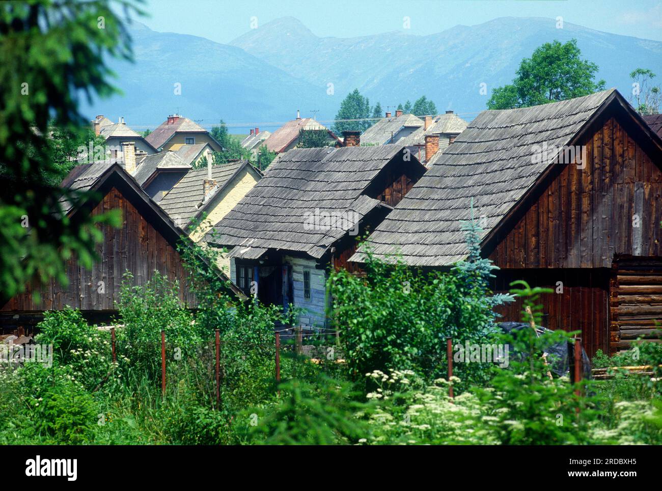 Europe Slovacchia Východná - the village Stock Photo