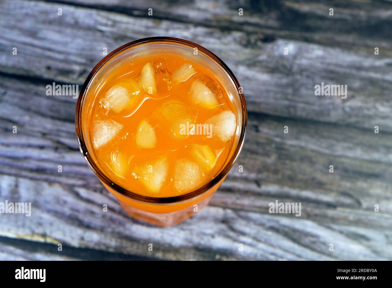 Orange soft drink with ice, orange pop soda, orangeade, carbonated orange drinks, often contain