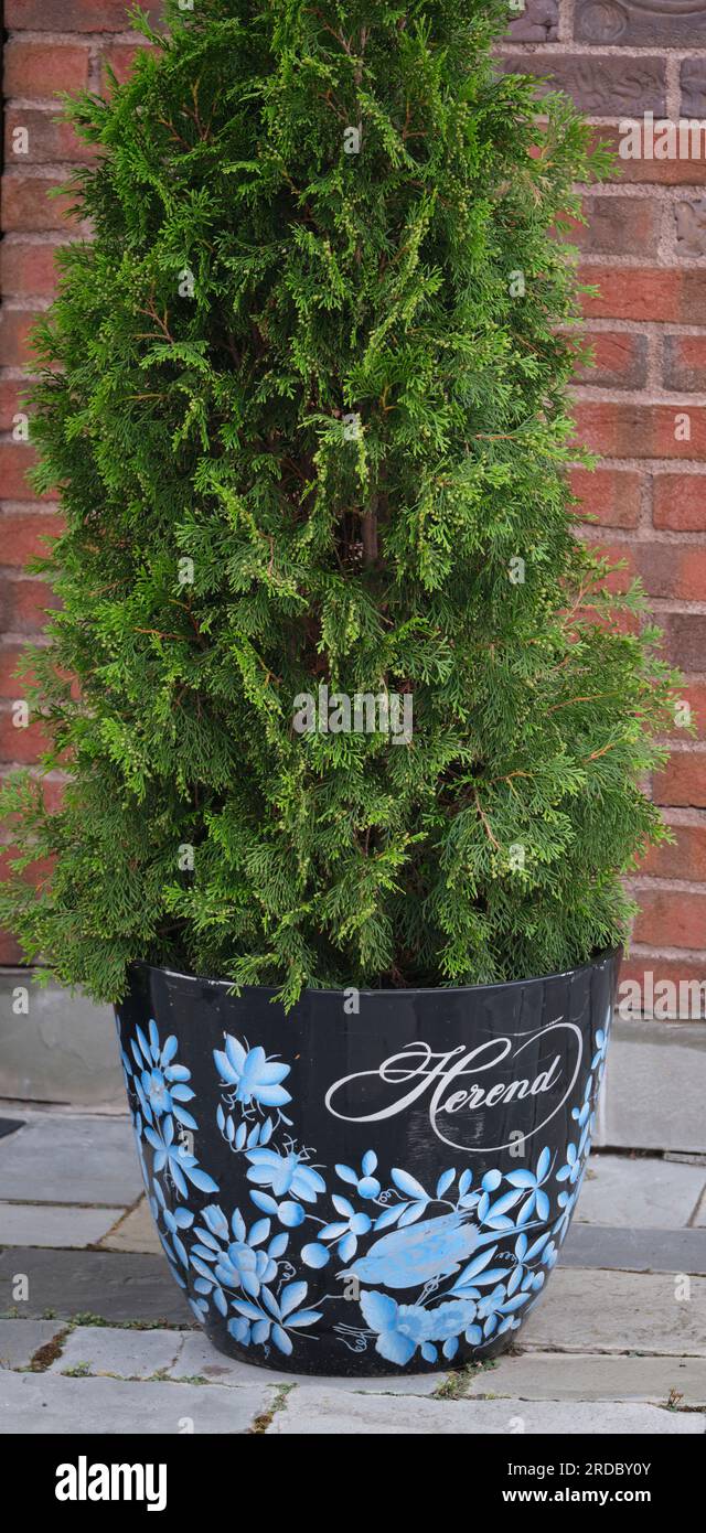 The city of Herend where the famous porcelain Hered porcelain