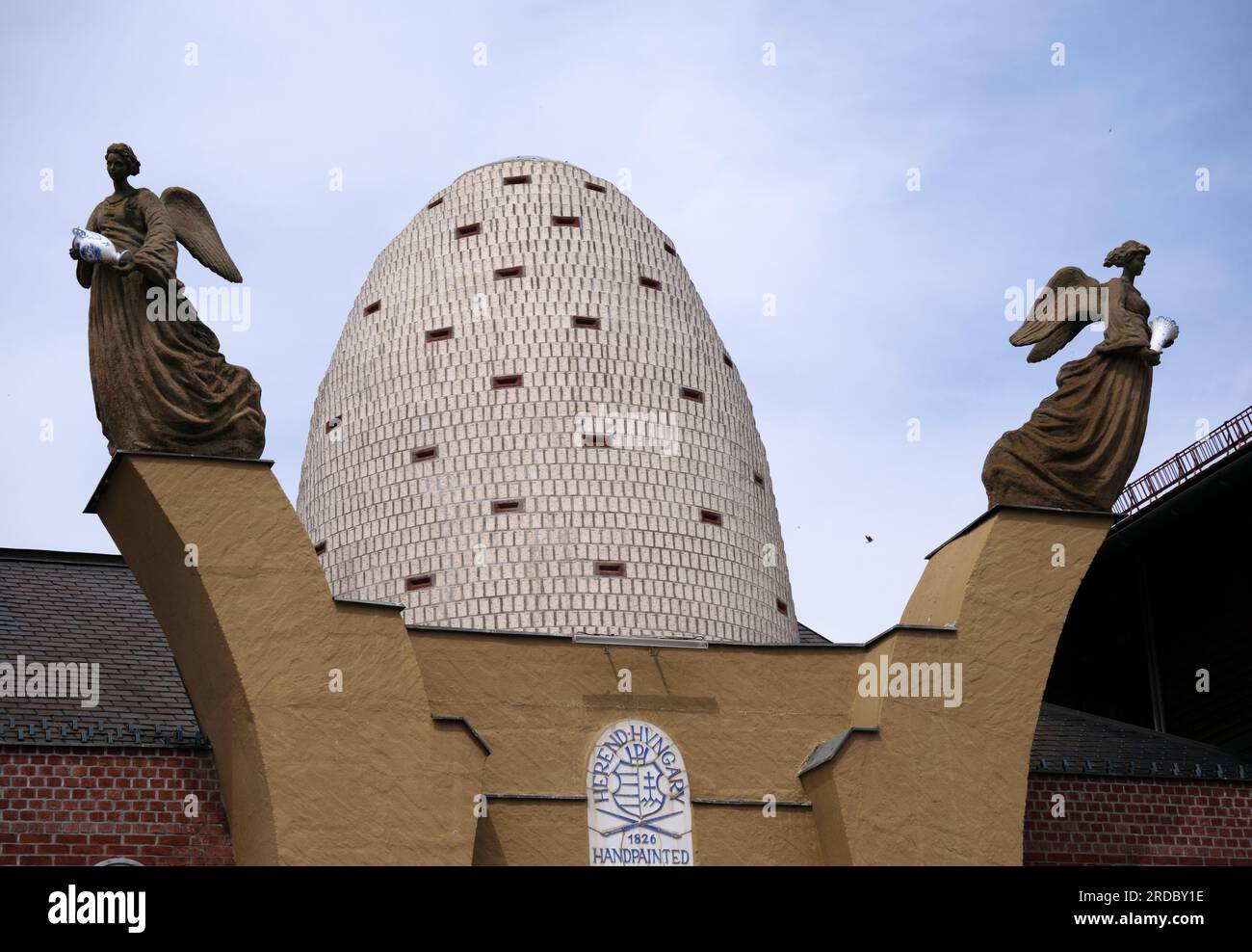 The city of Herend where the famous porcelain Hered porcelain