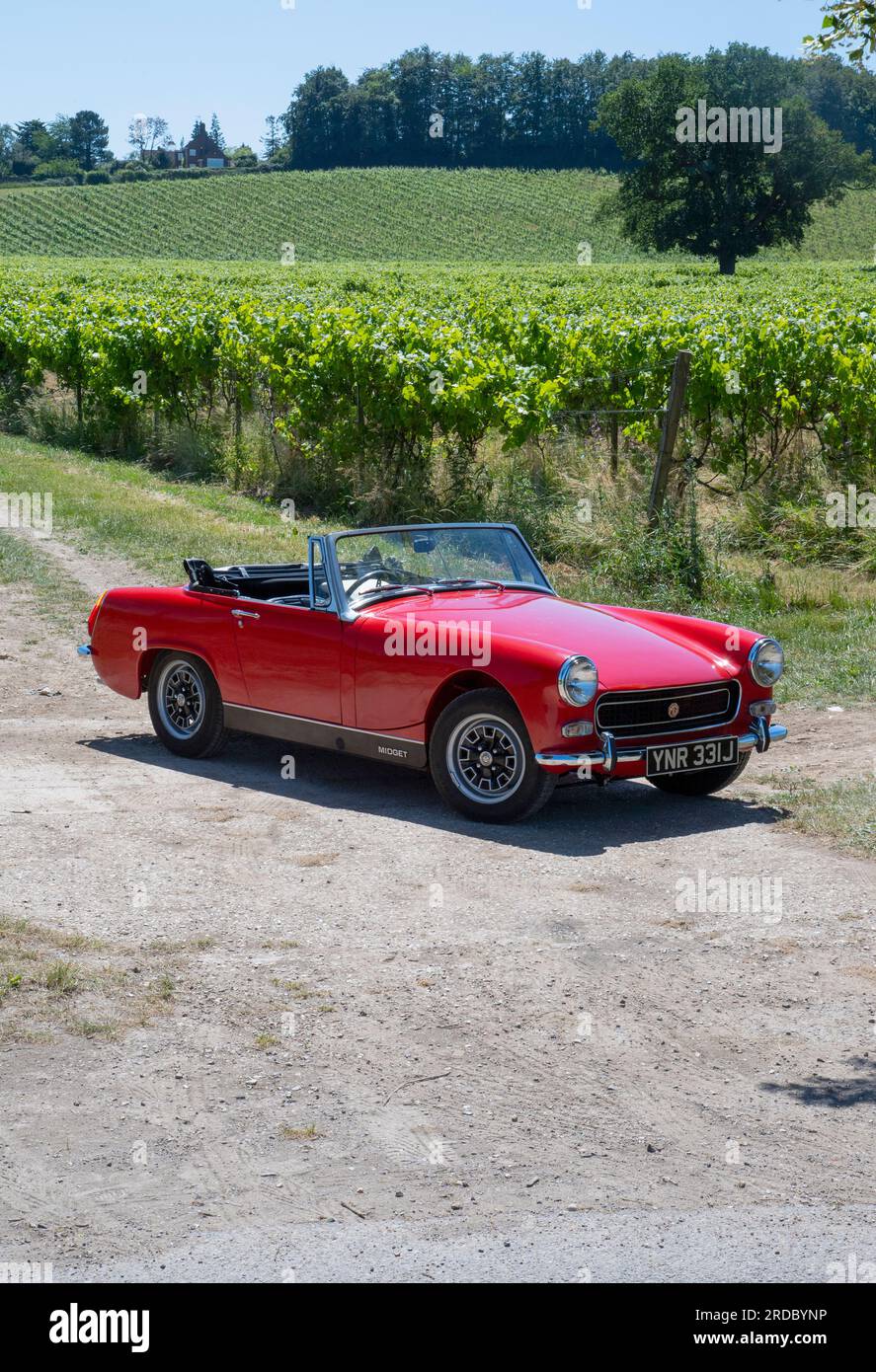 1971 MG Midget Mk3 classic British sports car Stock Photo Alamy