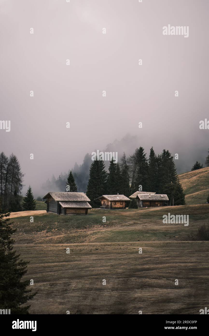 Touristic Houses Misty Fog Wooden Travel Cabin On The Hills Alpe Di touristic-houses-misty-fog-wooden-travel-cabin-on-the-hills-alpe-di