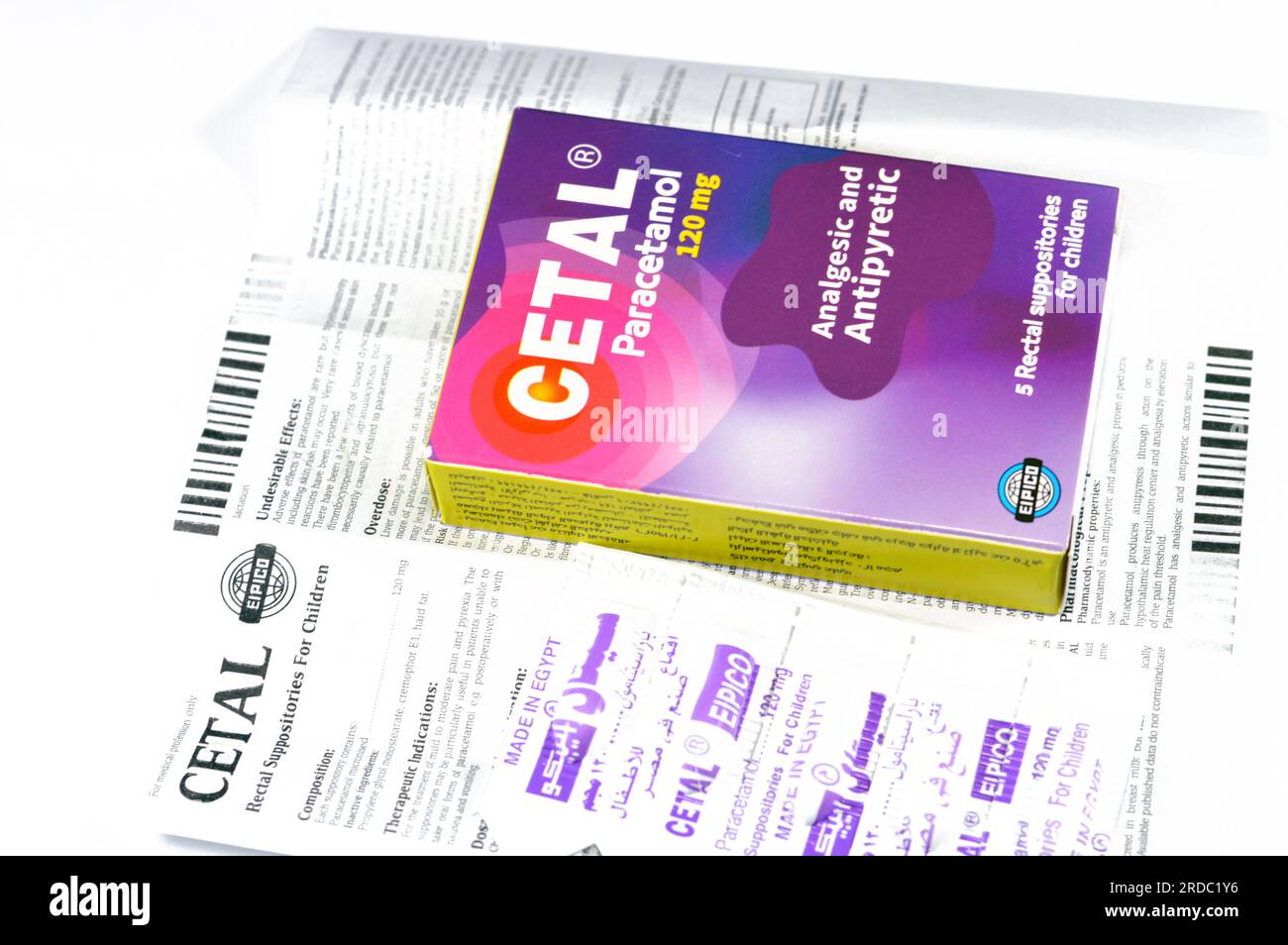 Cairo Egypt June 26 2023 CETAL Paracetamol 120 Mg 5 Cairo Egypt June 26 2023 CETAL Paracetamol 120 Mg 5
