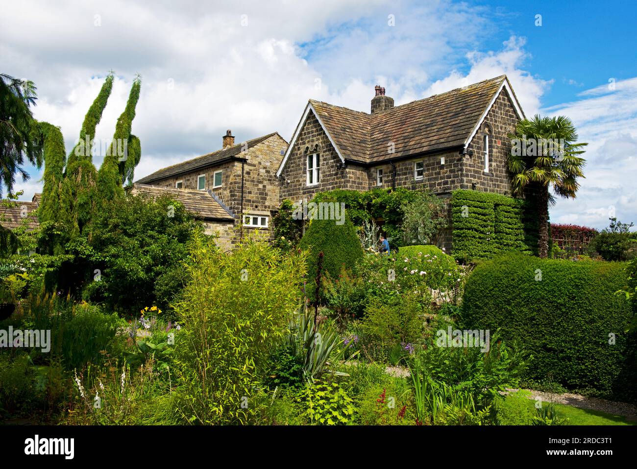 The gardens at York Gate, Adel, Leeds, open to the public, West Yorkshire, England UK Stock Photo