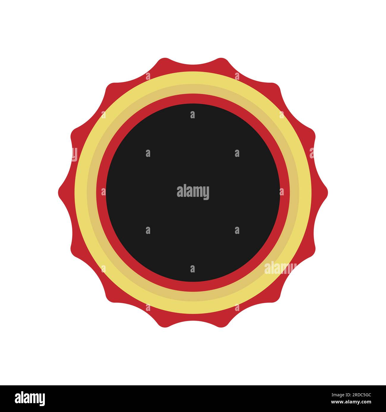 Customer satisfaction round stamp frame vector design Stock Vector