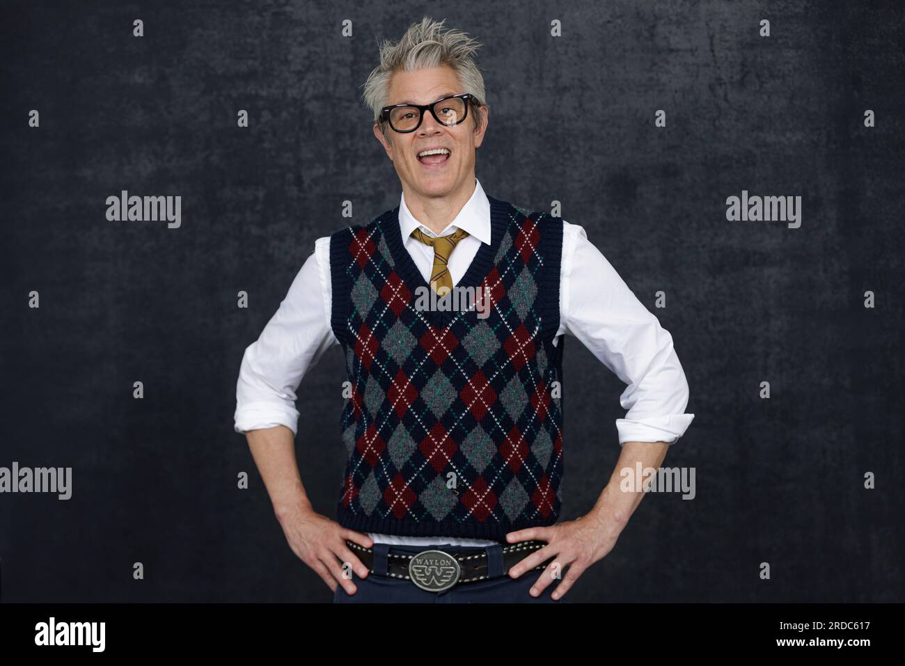 Johnny Knoxville poses for a portrait in Los Angeles on June 15, 2023 ...