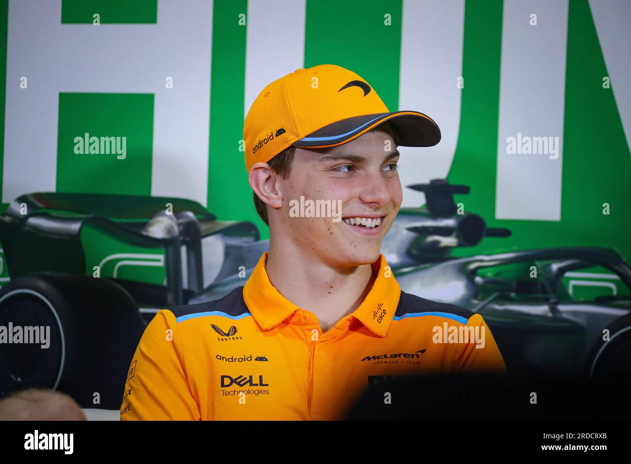 #81 Oscar Piastri, (AUS) McLaren Mercedes during the Hungarian GP ...