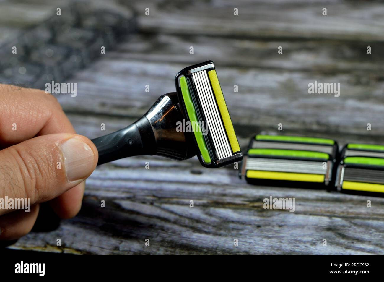 Six blade razor system with trimmer, smooth shaving with a patented six