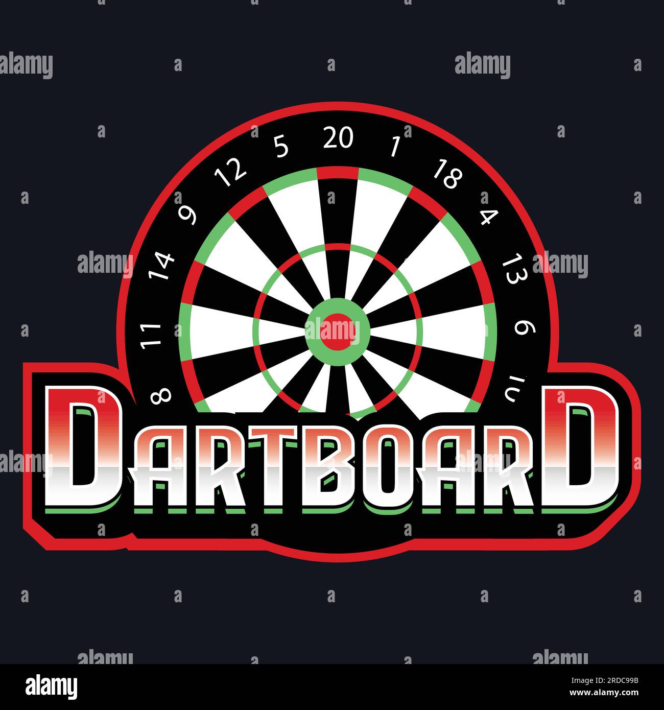 Dartboard Logo Design Tournament Mascot Logo Dartboard Logo