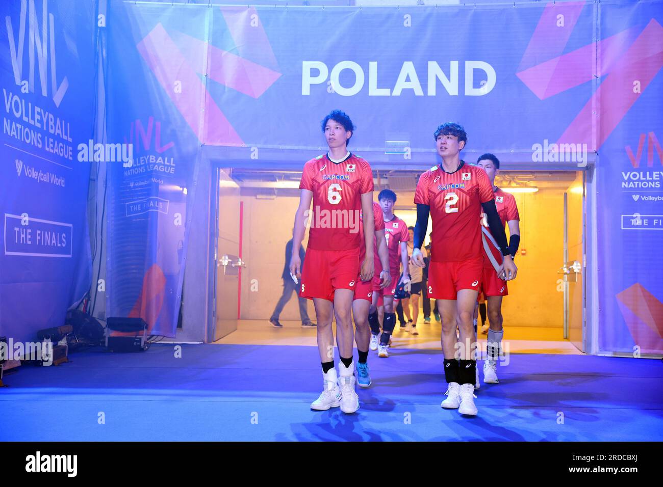 July 20, 2023: 20.07.2023 GDANSK SOPOT ERGO ARENA .SIATKOWKA MEZCZYZN (  MEN'S VOLLEYBALL ) .FIVB VOLLEYBALL NATIONS LEAGUE MENÃ•S FINAL QUARTER  FINALS, (GAME JAPAN - SLOVENIA ) SIATKOWKA LIGA NARODOW MEZCZYZN TURNIEJ