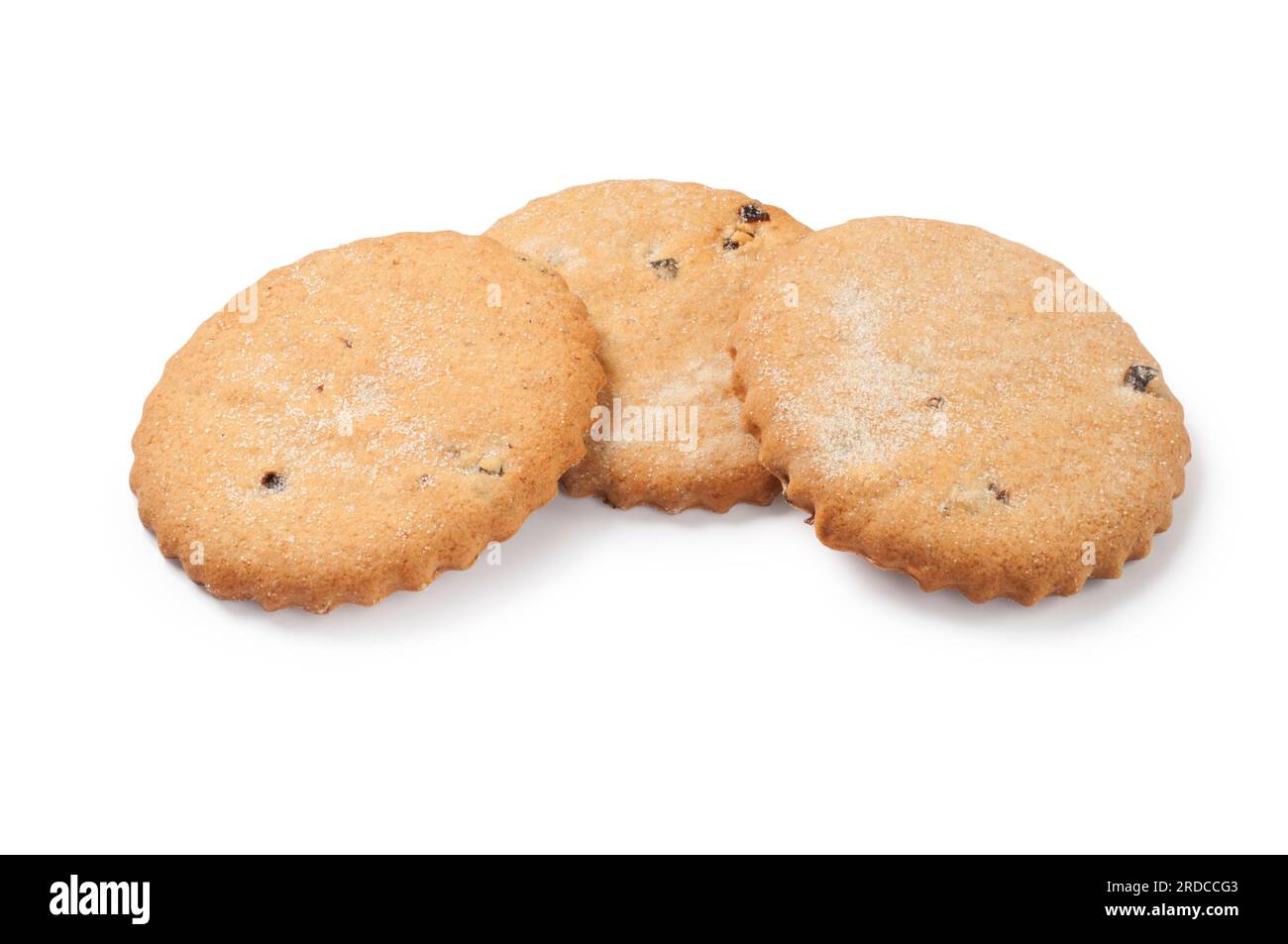 Studio shot of Easter style biscuit cut out against a white background - John Gollop Stock Photo