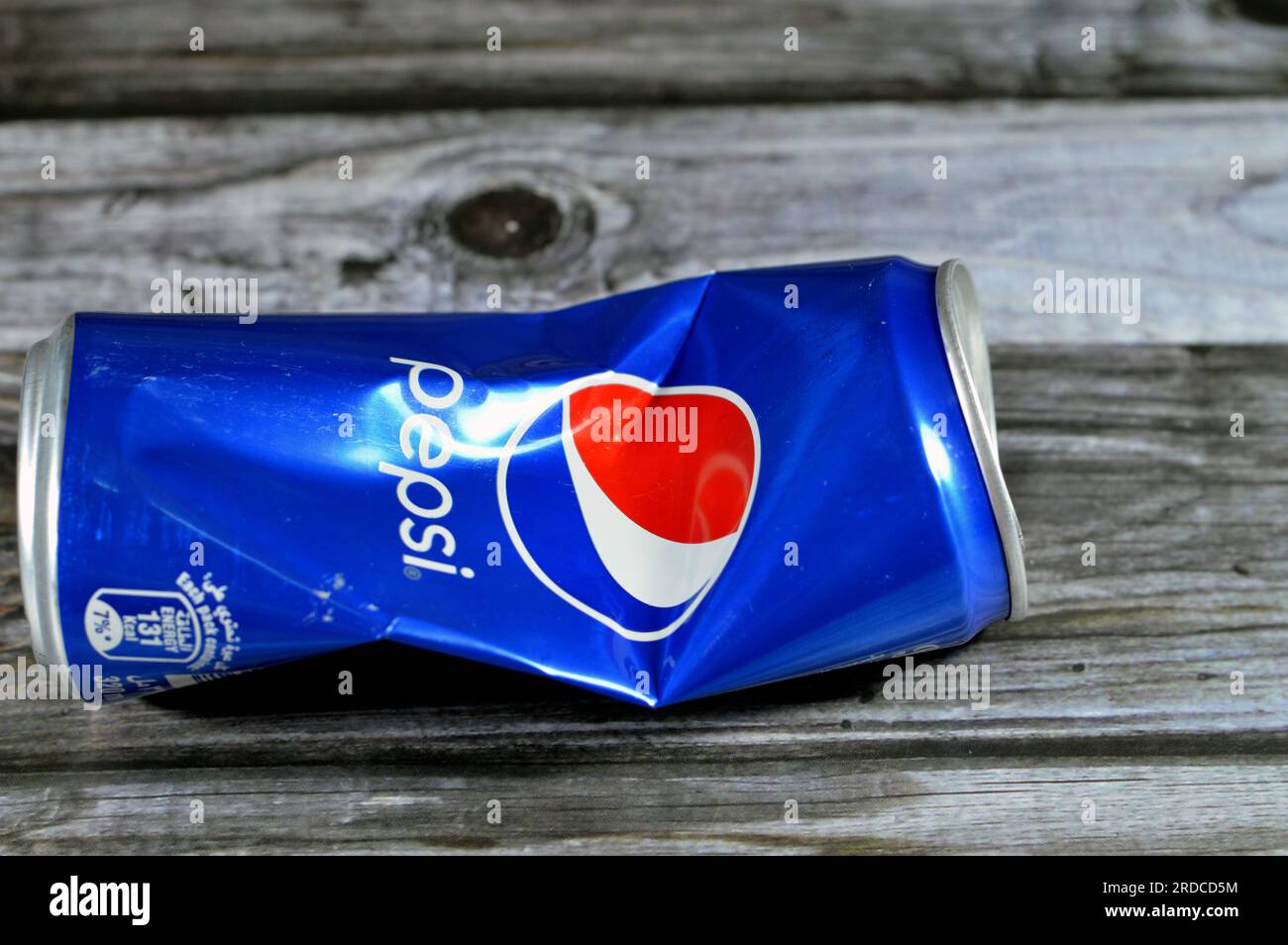 Crushed Pepsi Can