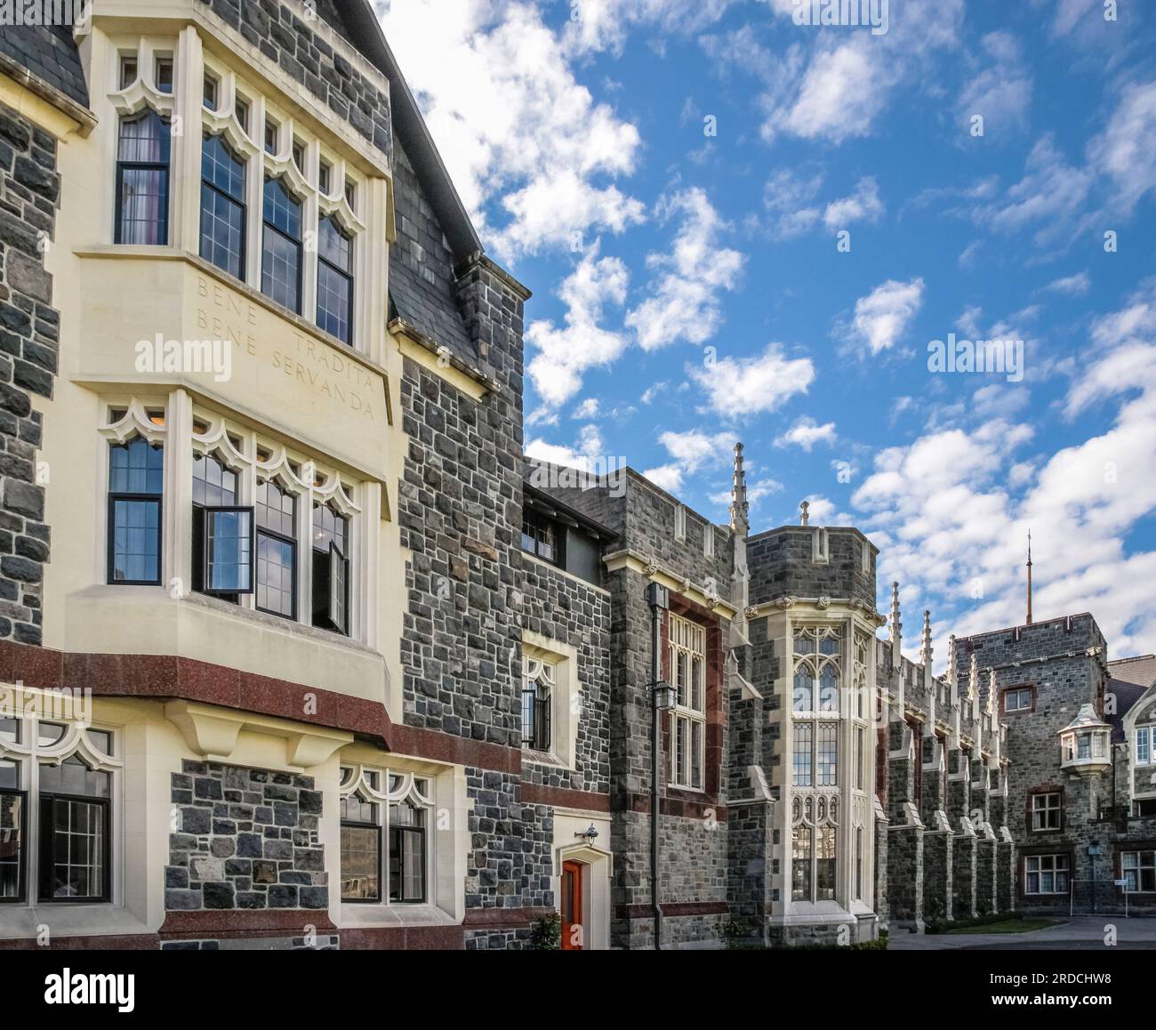 Christ's College at Christchurch, New Zealand Stock Photo