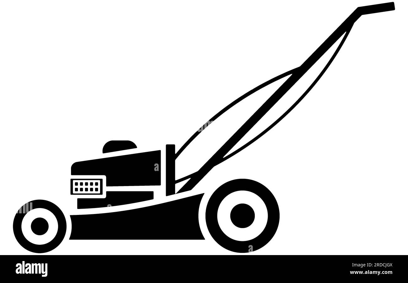 clipart of mowing lawns