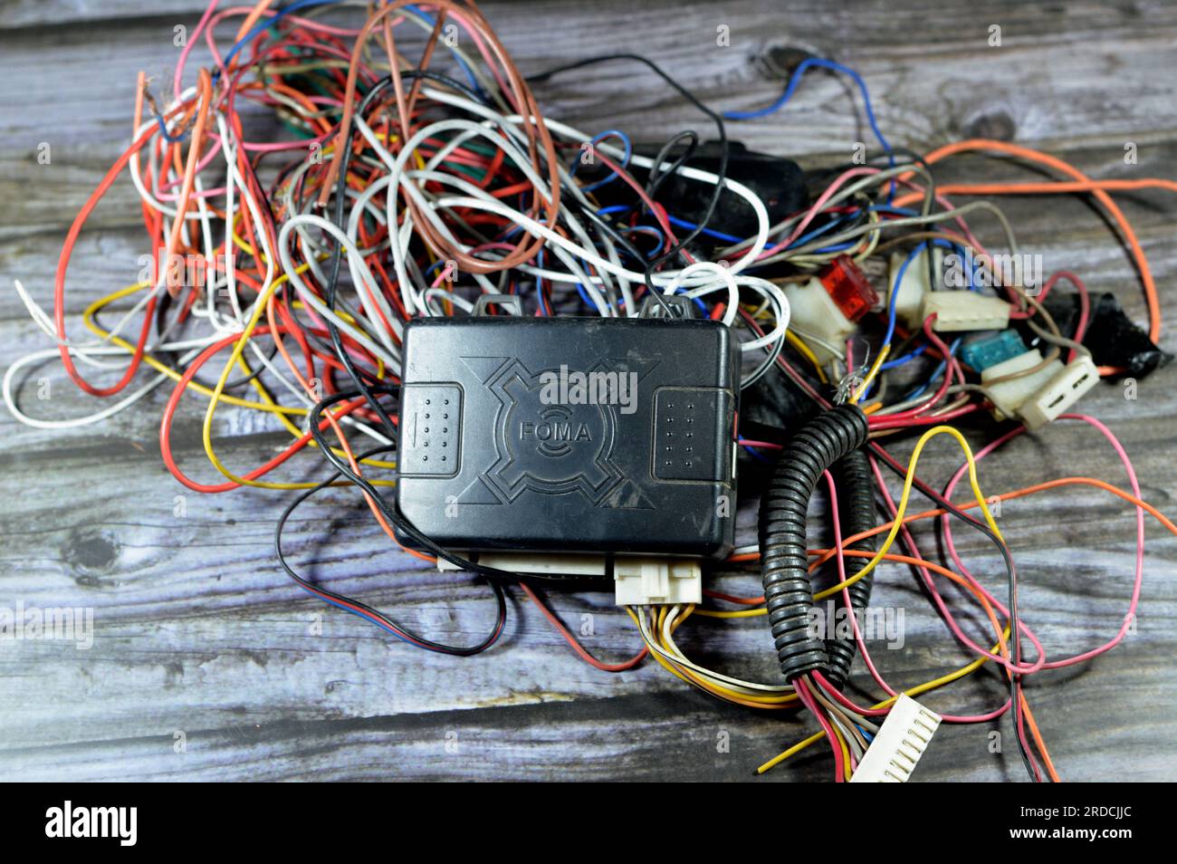 Cairo, Egypt, July 11 2023 Foma car alarm security anti theft system