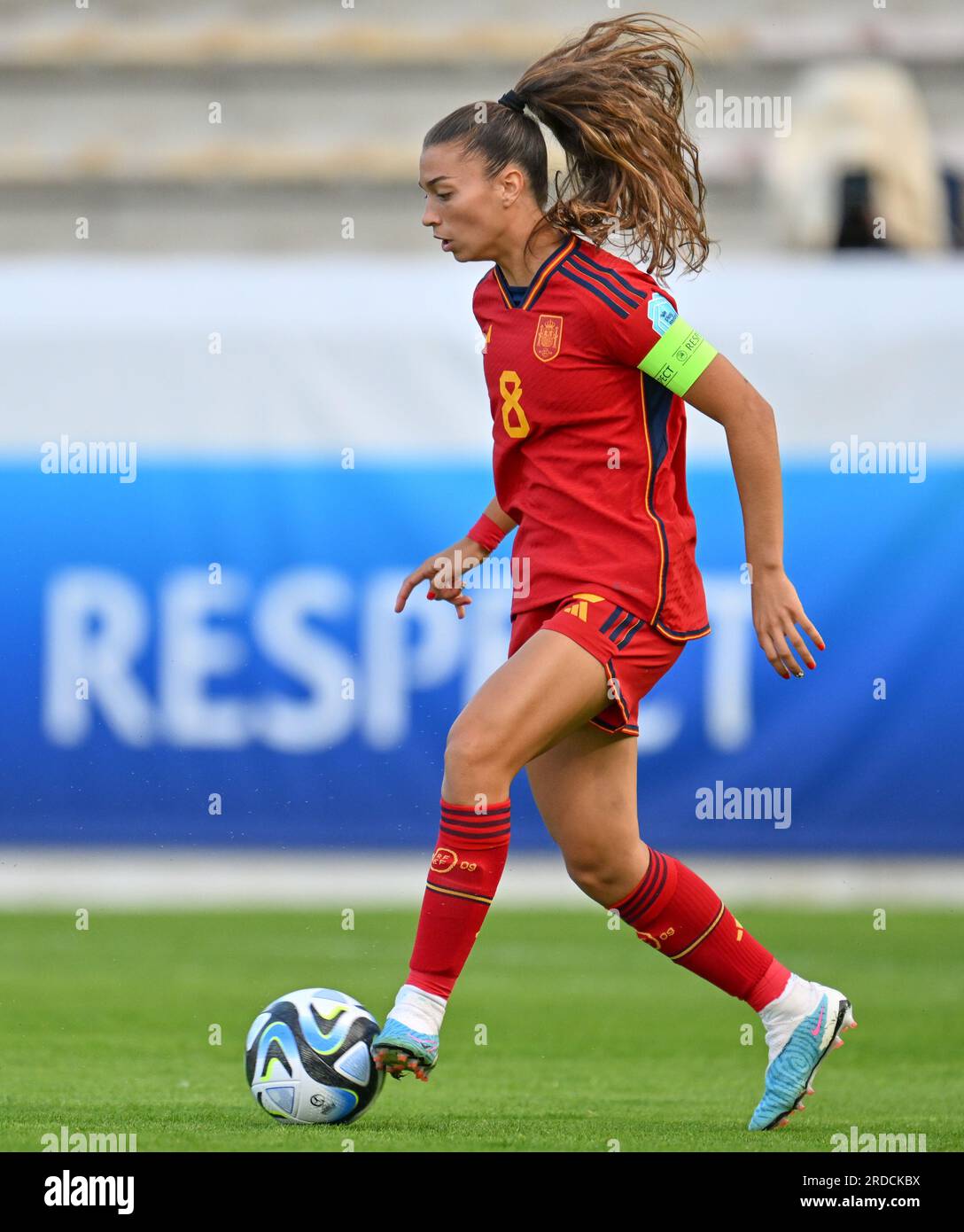 Tubize Belgium. 18th July 2023. Silvia Lloris 8 of Spain