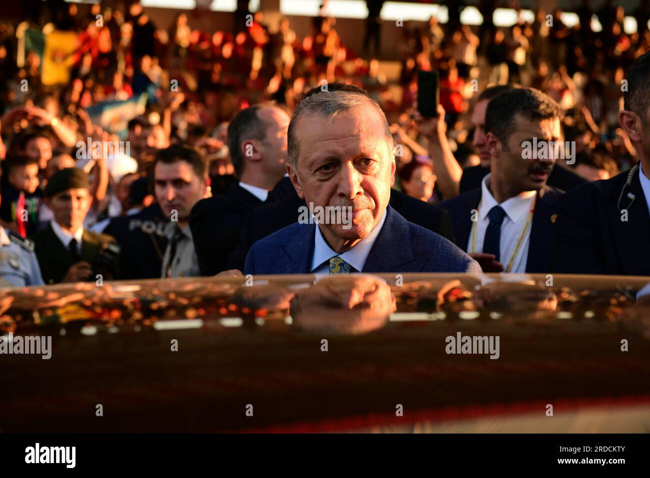 Turkish President Recep Tayyip Erdogan Gets Into A Car After Attending turkish-president-recep-tayyip-erdogan-gets-into-a-car-after-attending