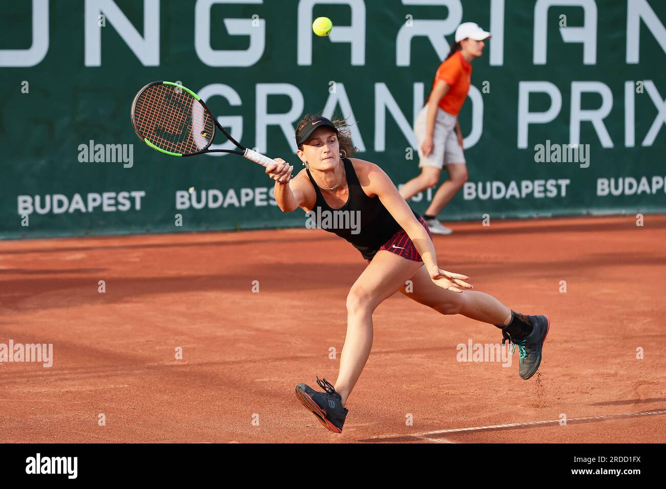Budapest, Central Hungary, Hungary. 20th July, 2023. JESIKA MALECKOVA of Czech Republic in action during the HUNGARIAN GRAND PRIX - Budapest - Womens Tennis, WTA250 (Credit Image: © Mathias Schulz/ZUMA Press Wire) EDITORIAL USAGE ONLY! Not for Commercial USAGE! Stock Photo
