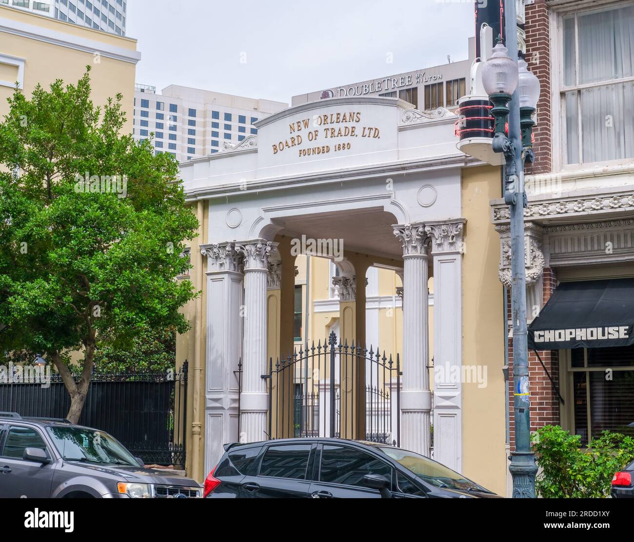 NEW ORLEANS, LA, USA JULY 9, 2023 Entrance to the historic New