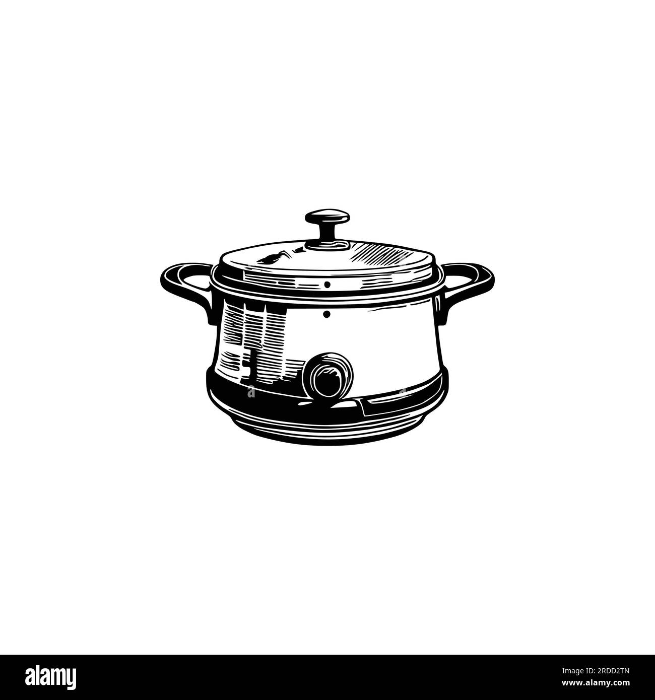Vintage Pressure cooker vector illustration Stock Vector Image & Art