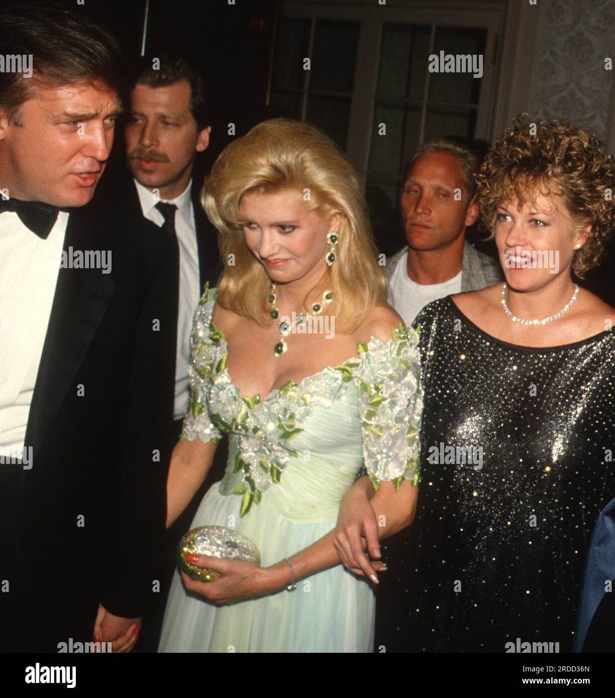 1988Donald Trump Ivana Trump Melanie Griffith John Barrett/PHOTOlink /  MediaPunch Stock Photo - Alamy, image size:1224x1390