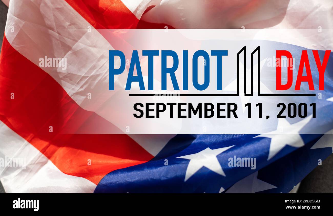 Patriot Day USA Flag Background Illustration Stock Photo - Alamy